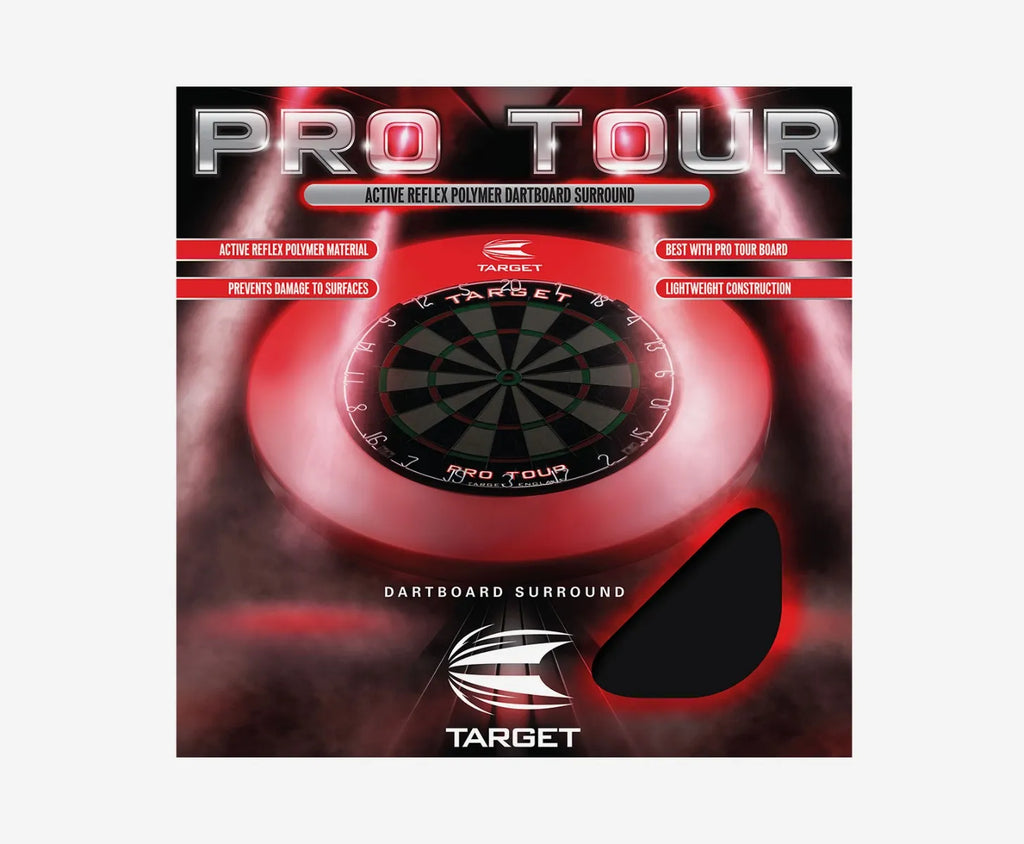 TARGET PRO TOUR PRINTED SURROUND BLACK IN COLOUR BOX