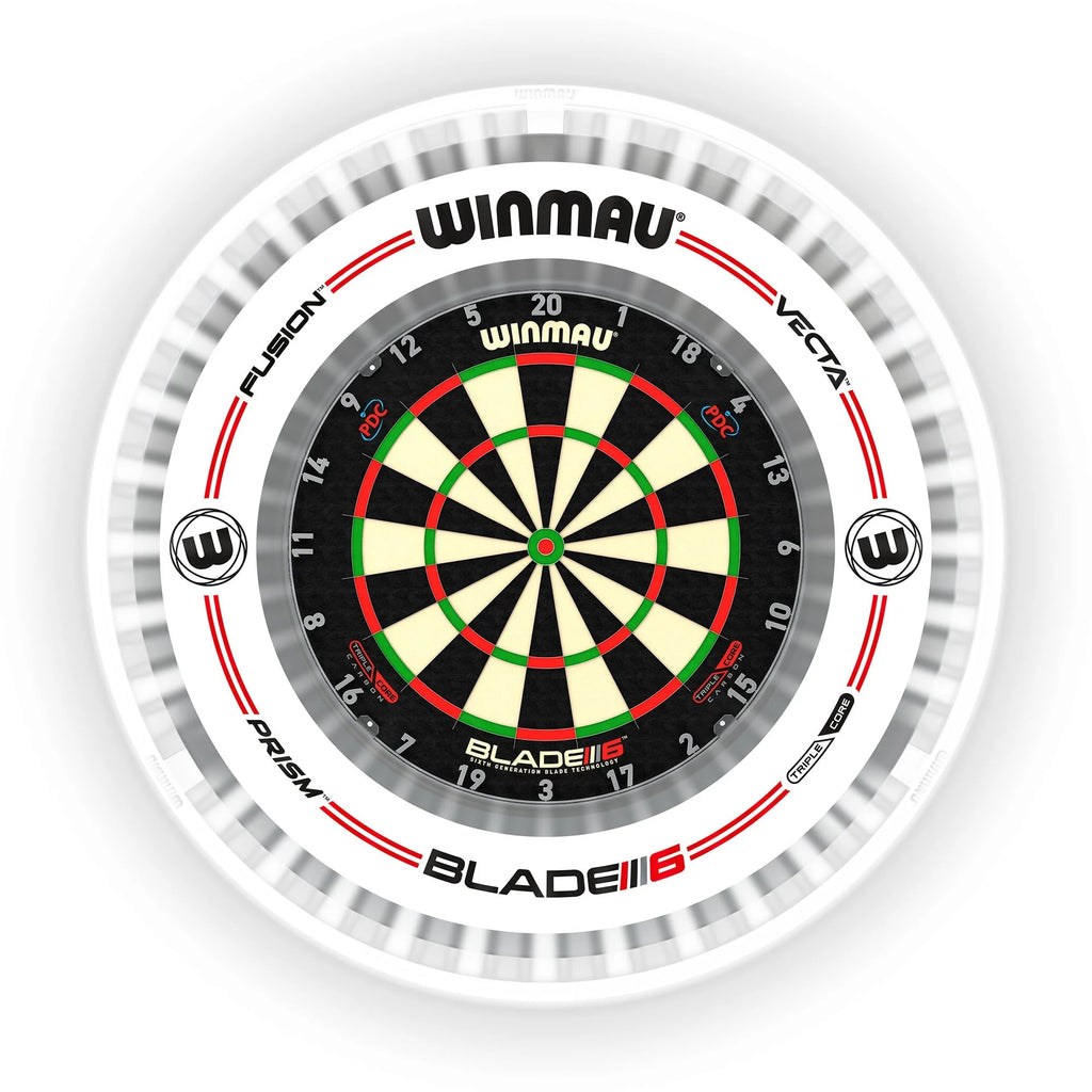 Plasma Ice Dartboard Surround Light & Pro-Line Original White Surround Bundle