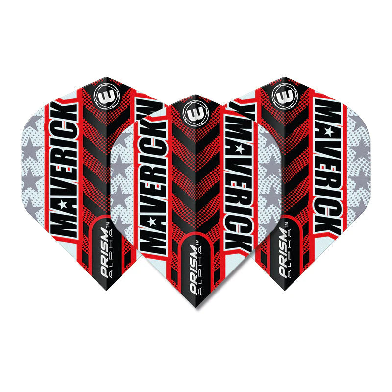 Grey & Red Prism Alpha Standard