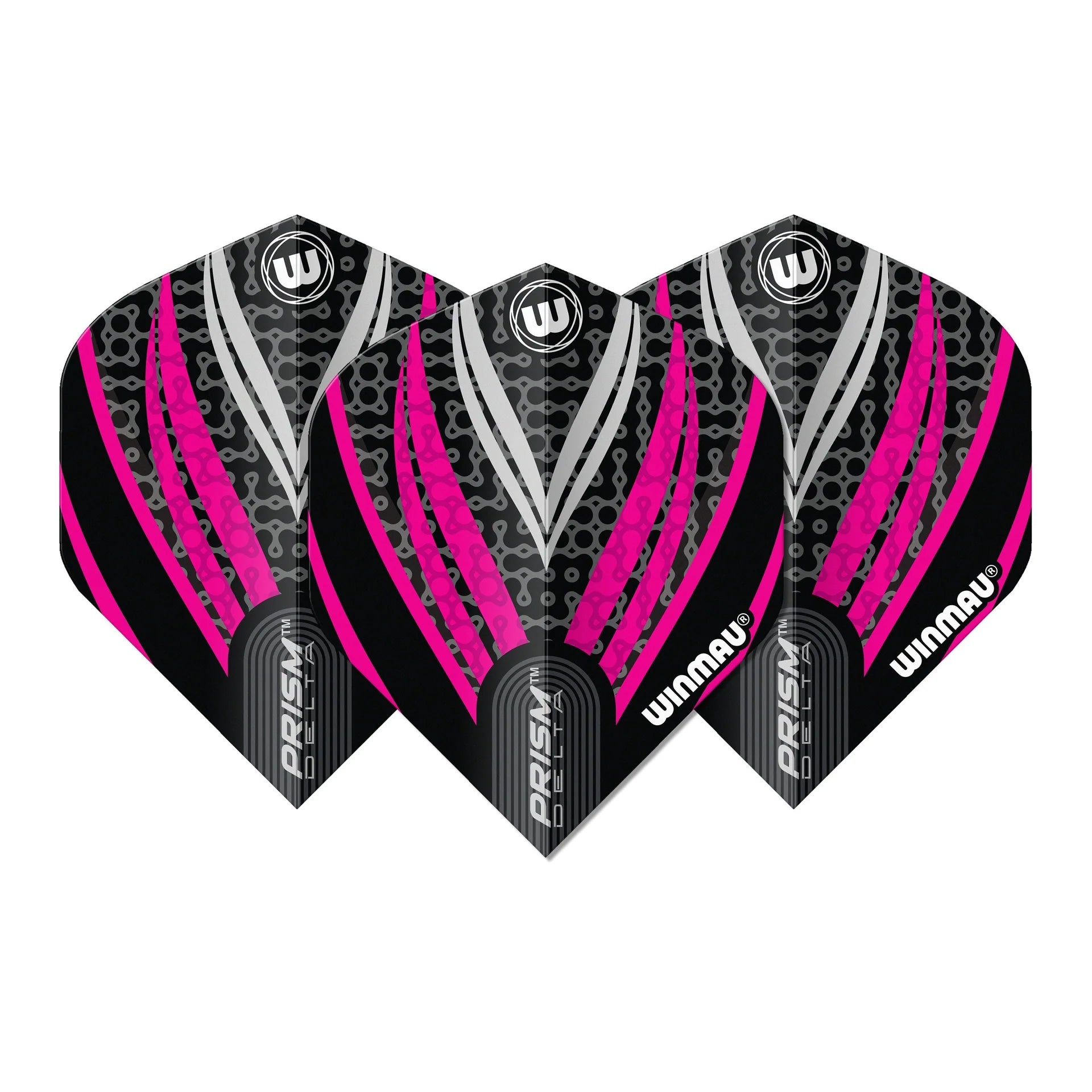 Black, White & Pink Prism Delta Standard