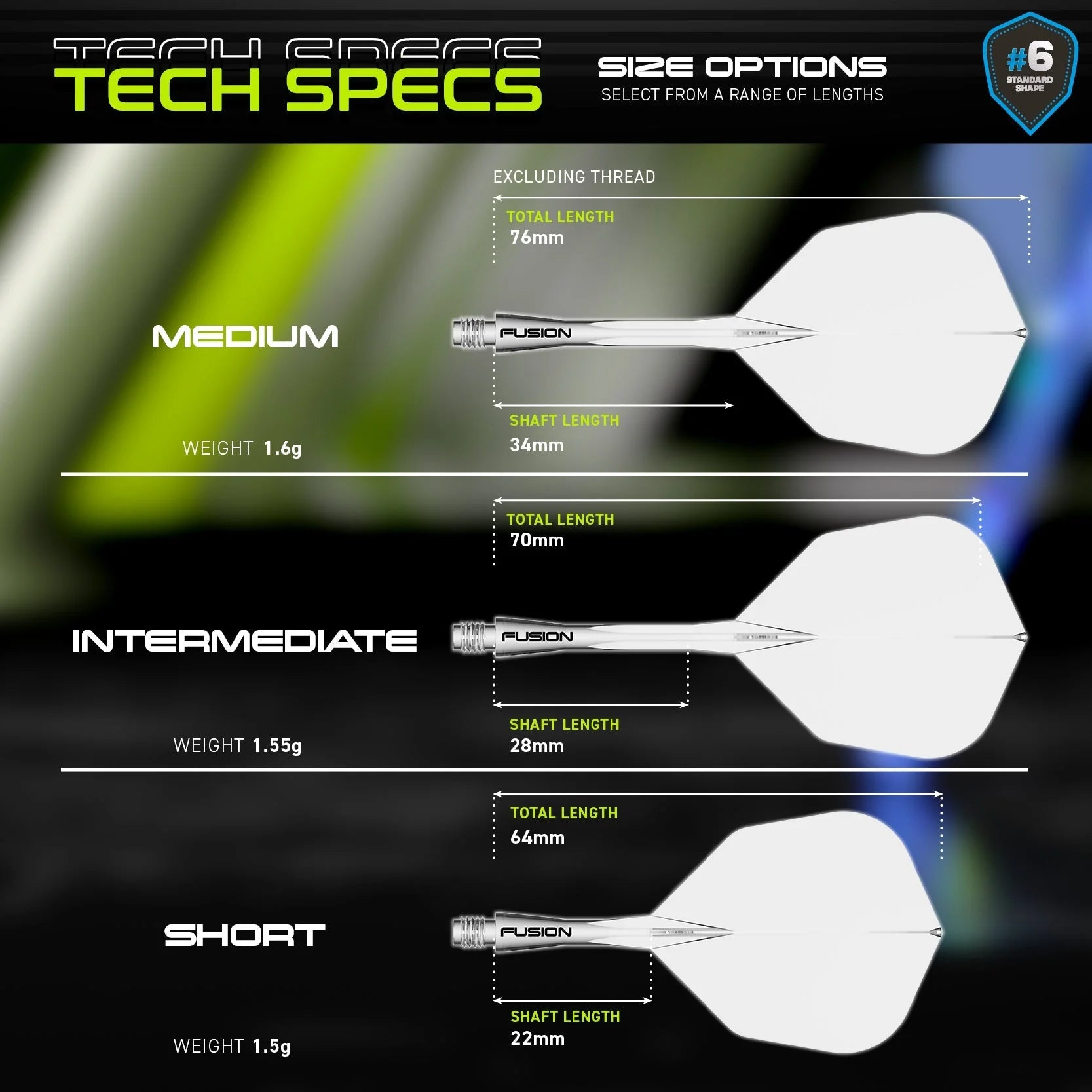 Fusion #6 Integrated Flight & Shaft Clear