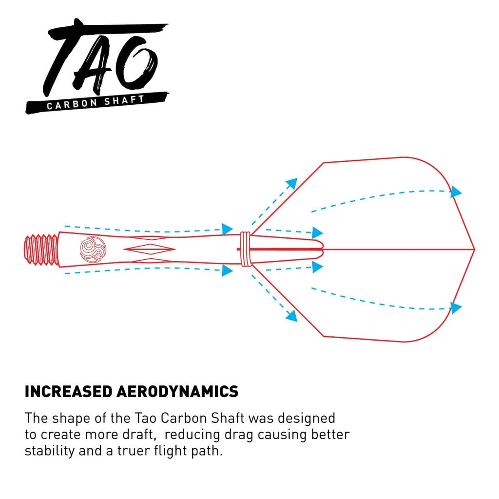 Shot Darts Tao Carbon Shaft with Spring Ring