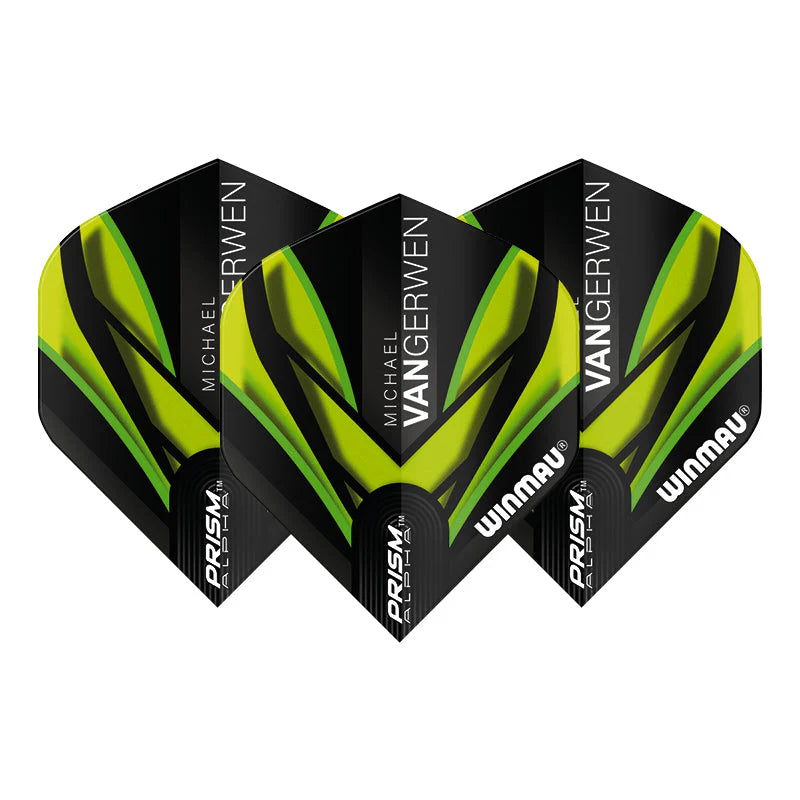 MVG Translucent Black & Green Prism Alpha Standard Flight