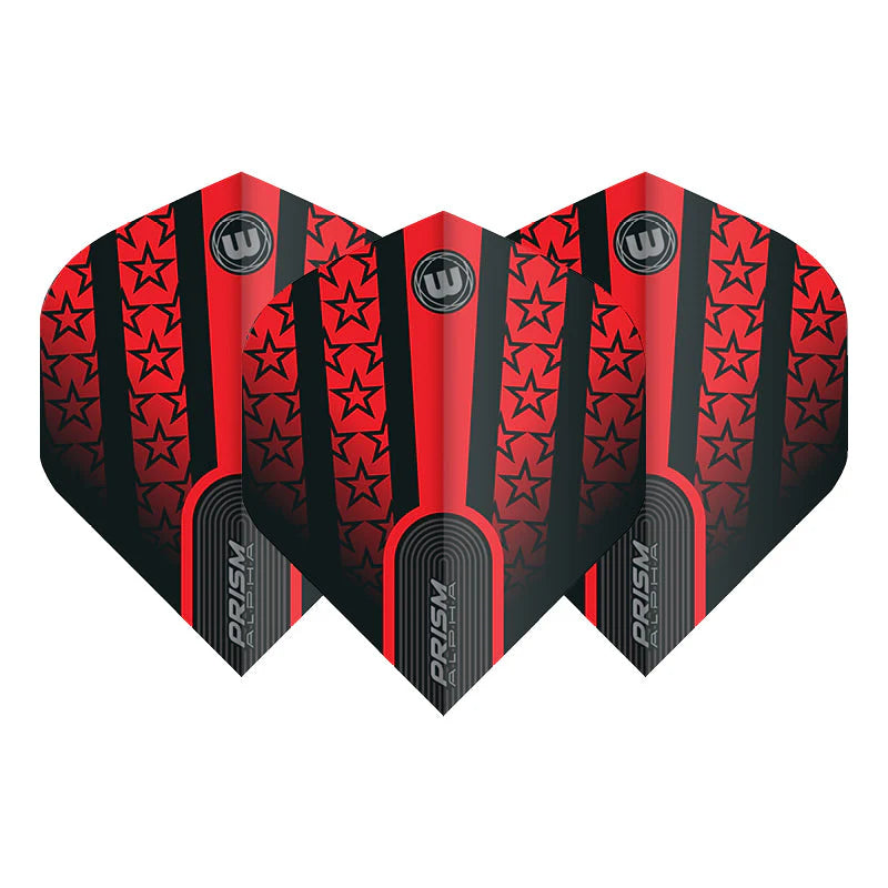 Red with Black Stars Prism Alpha Standard