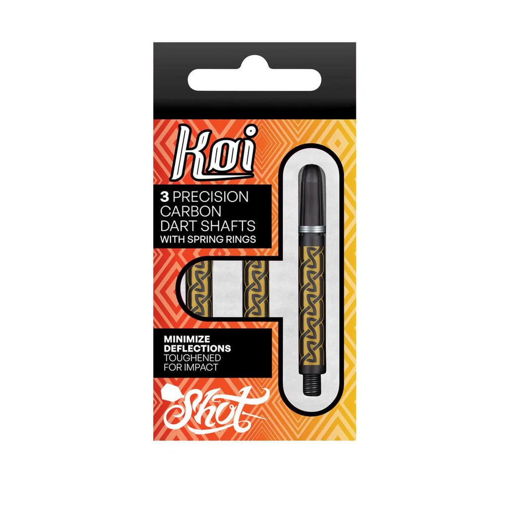 Shot Koi Carbon Dart Shaft-Helioknot Gold