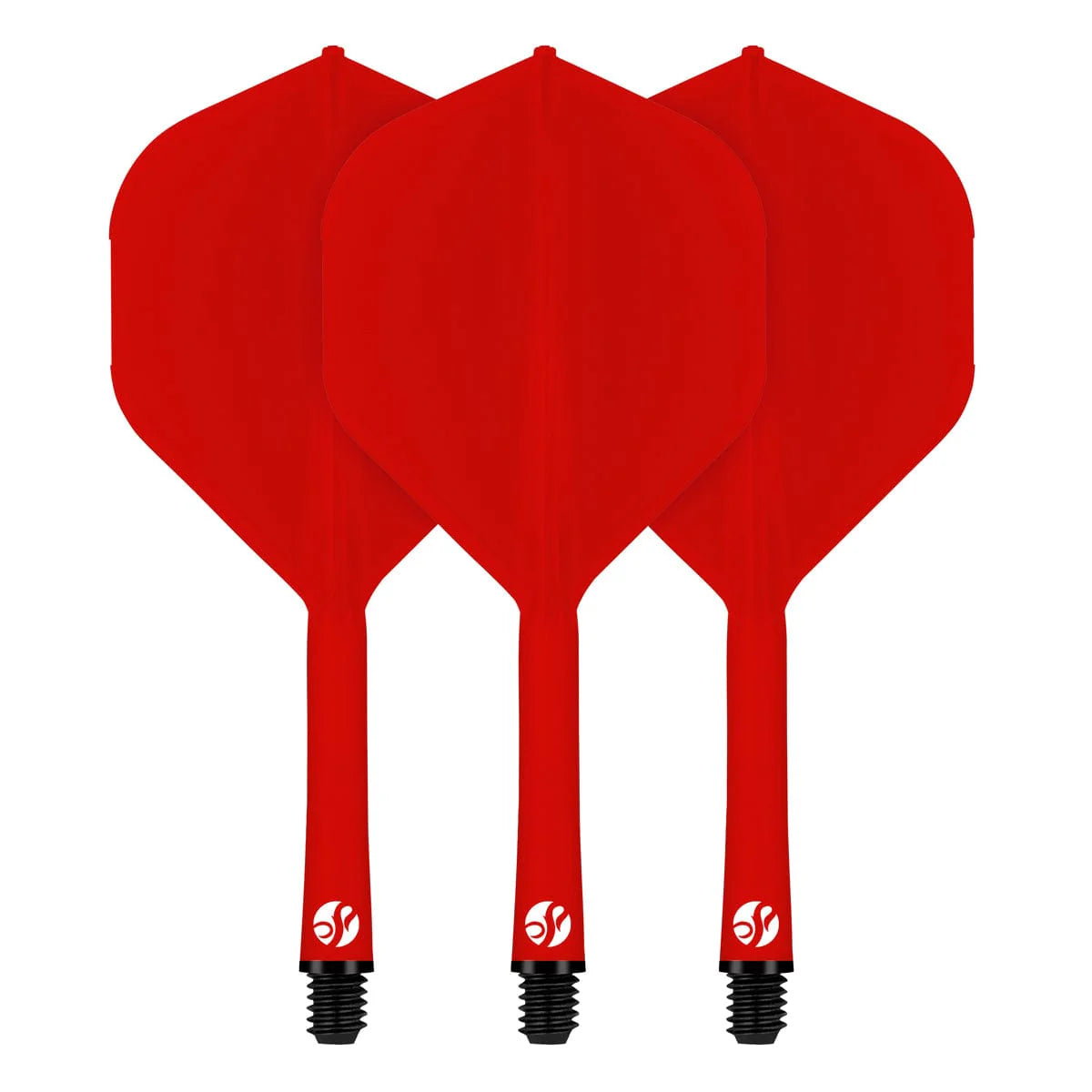 Flight Deck-One Piece Dart Flight and Shaft System Red
