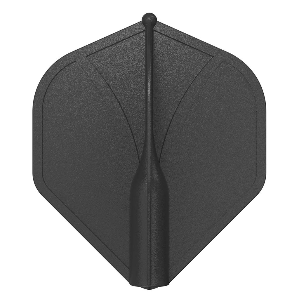 Airfoil Molded Dart Flight Set-Black