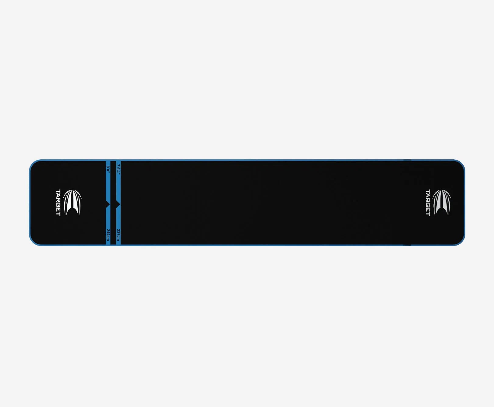 WORLD CHAMPION DART MAT BLUE TRIM